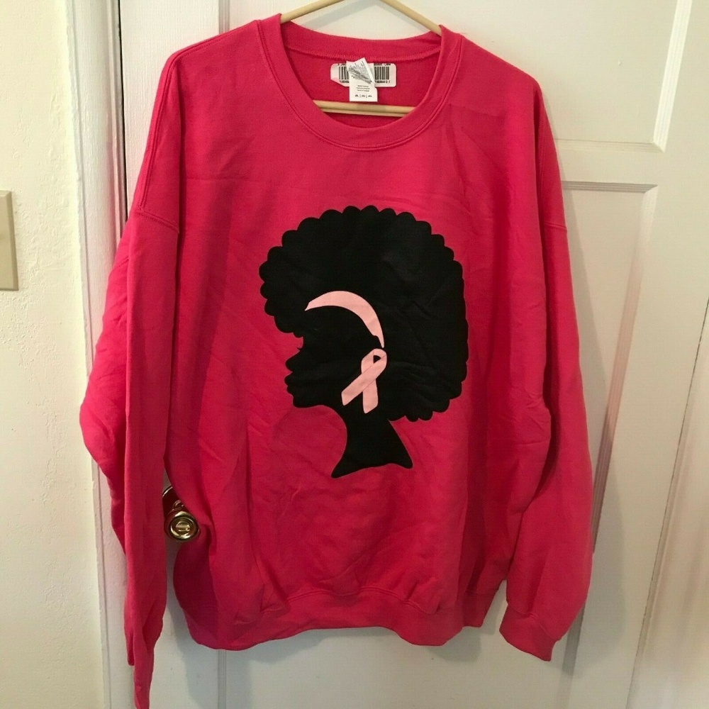 Pink Breast Cancer Survivor Sweatshirt 2XL